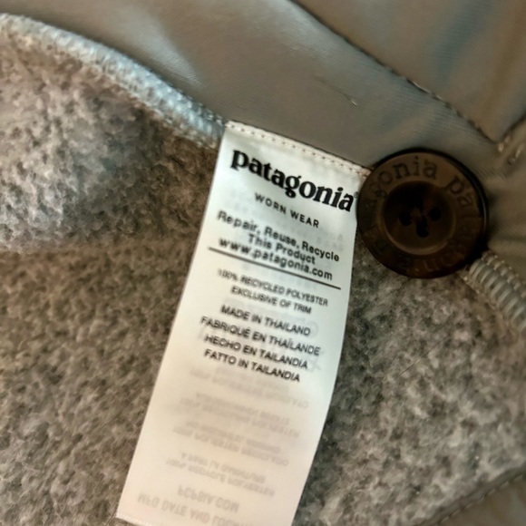 Patagonia Gray Hooded Long Sweater Jacket Sz Medium - Picture 5 of 6
